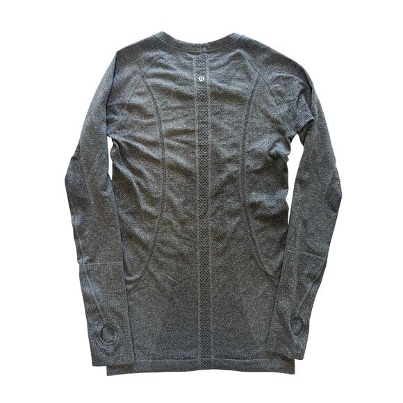 Lululemon Swiftly Tech Long Sleeve DARK GRAY Size 4 - Picture 1 of 6